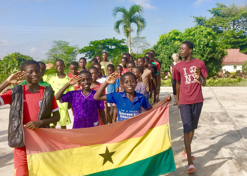 A Village parade on Ghana&rsquo;s Independence Day in March